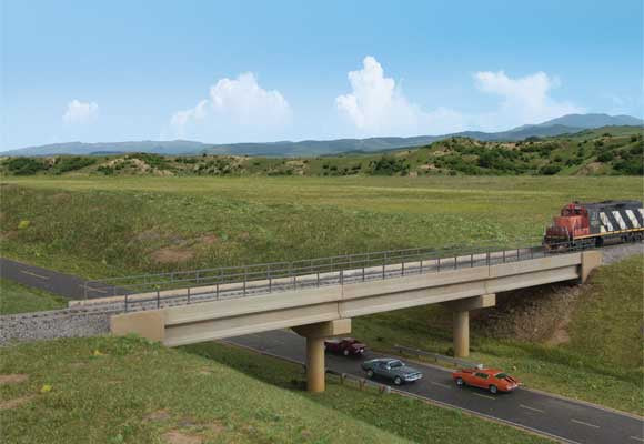 Modern Long-Span Concrete Railro (933-4592)