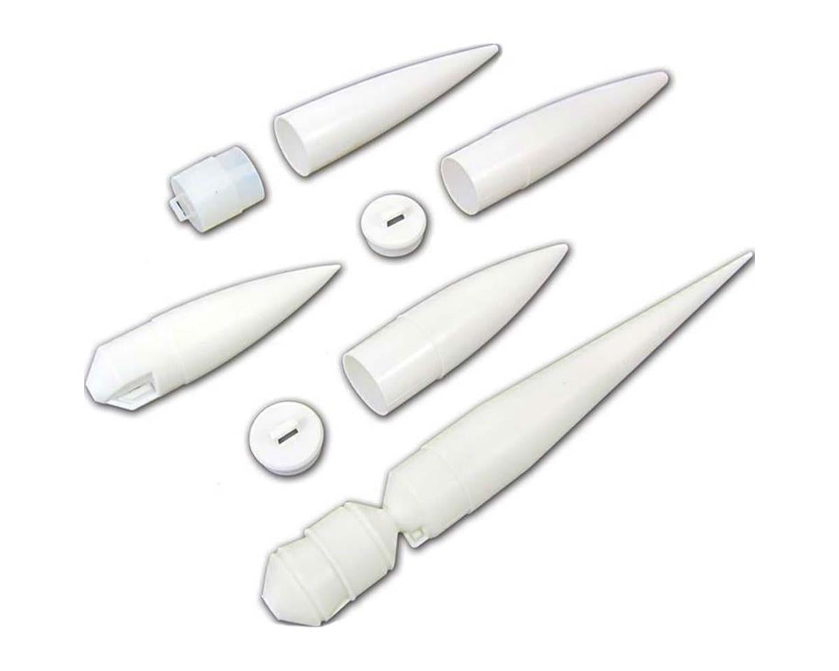 NC-50 Assorted Plastic Nose Cones for BT-50 Model Rockets (5) (EST3162)