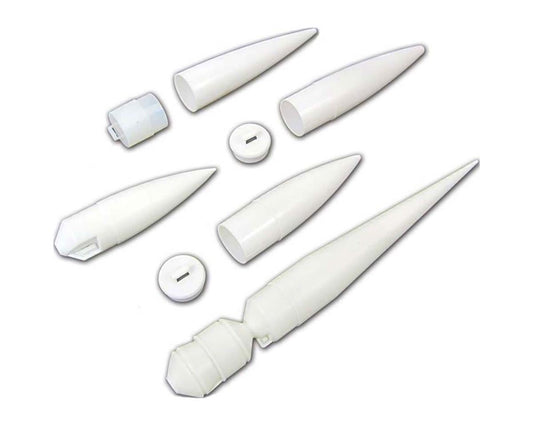 NC-50 Assorted Plastic Nose Cones for BT-50 Model Rockets (5) (EST3162)