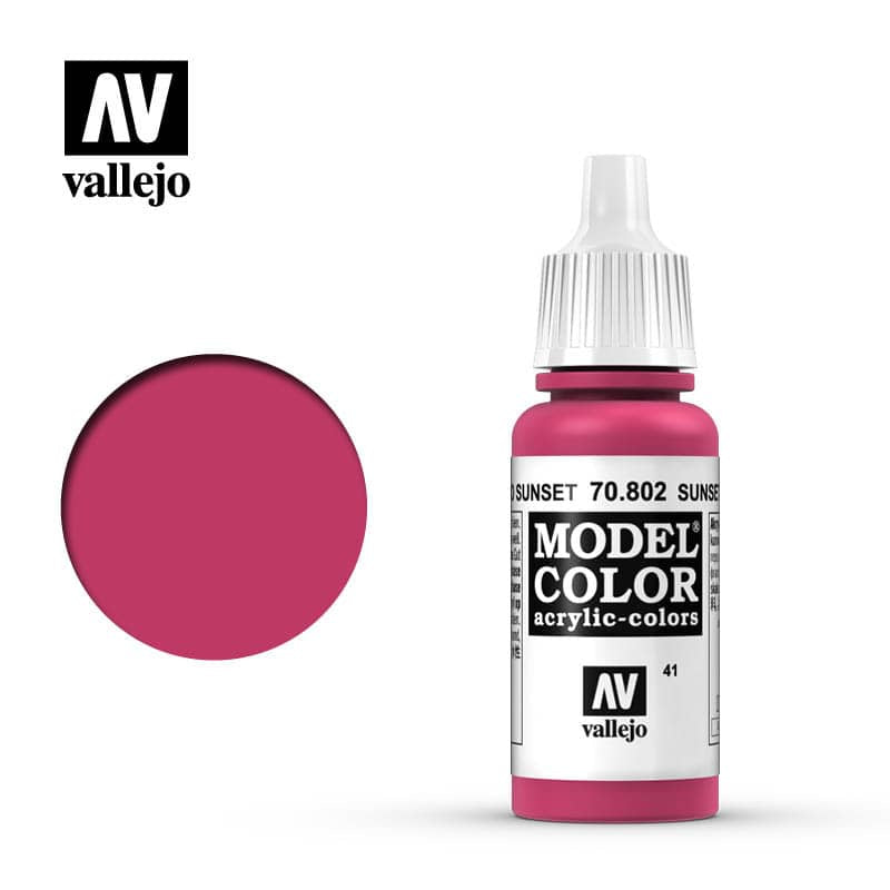 Model Color Sunset Acrylic Paint 18ml Bottle (VLJ70802)