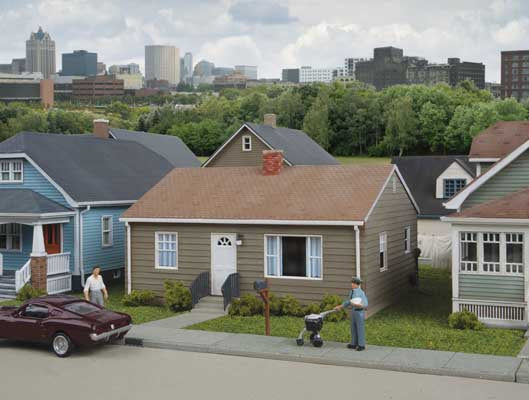 Postwar Prefab House -- Kit - 4- (933-4152)