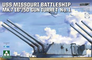 1/72 Mk7 16" Turret Uss Missouri (TAK5015)
