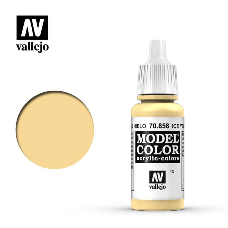 Model Color Ice Yellow Acrylic Paint 18ml Bottle (VLJ70858)