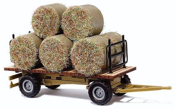 Hay Trailer - Assembled -- With (BRA44930)