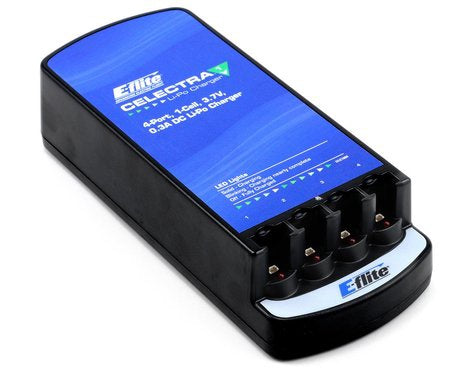 Celectra 4-Port 1-Cell LiPo Charger (EFLC1004)