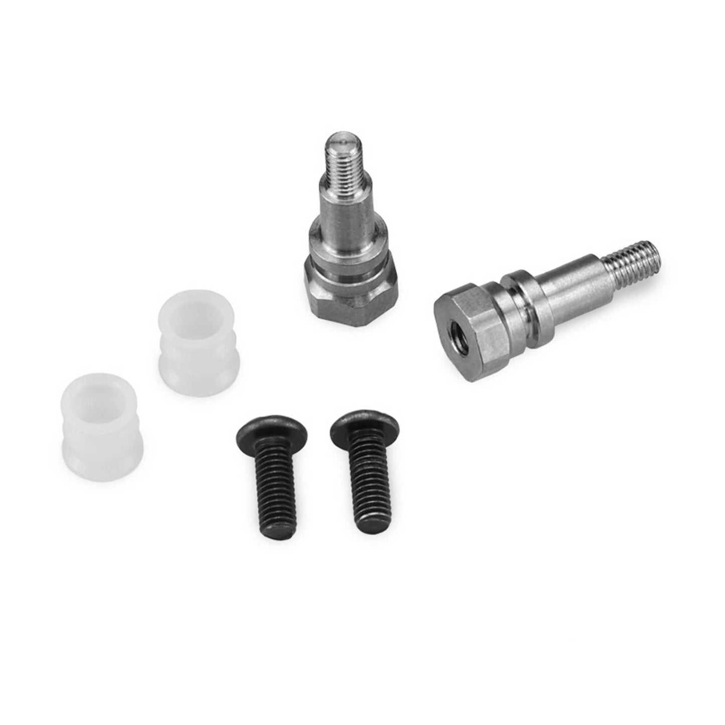 10mm Fin Titanium Rear Shock Stand-offs with Bushing for B6.4 and B74.1 (JCO2983T)