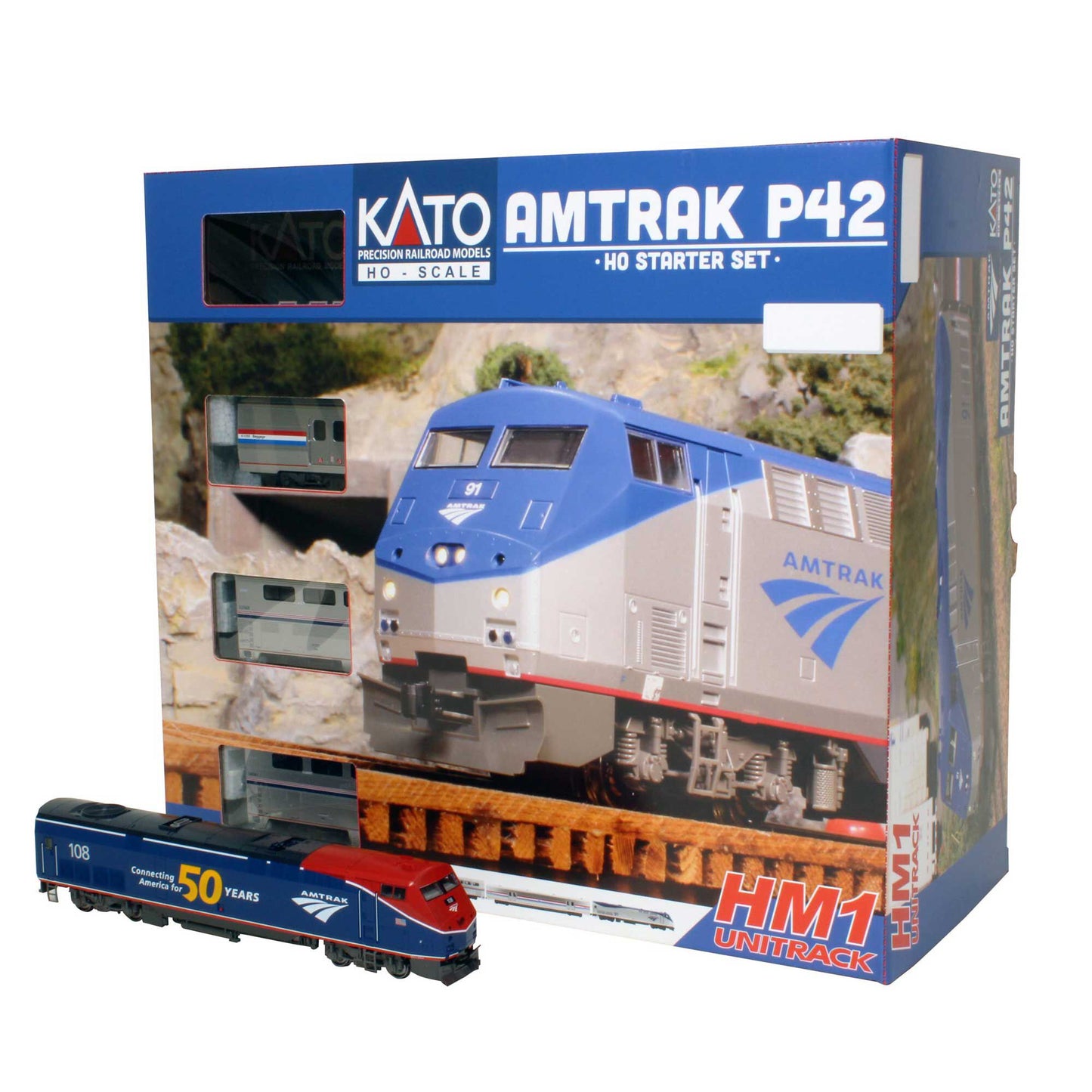 HO P42 Starter Set Amtrak Phase VI #108 (KAT30-3004)