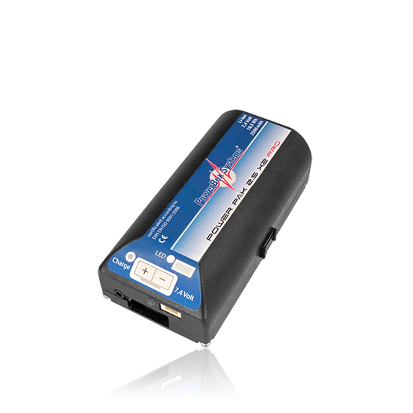 PowerPak 2.5X2 2500mAh PRO Li-Ion Receiver Battery and Mount (PBS2525)