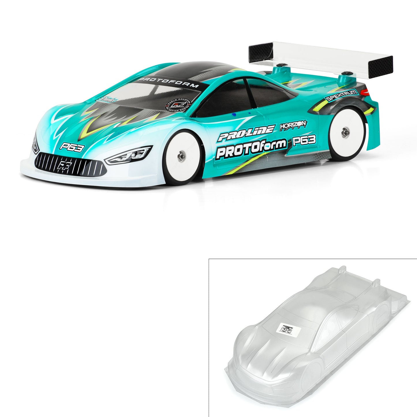P63 X-Lite Clear Body for 190mm Touring Cars (PRM158015)