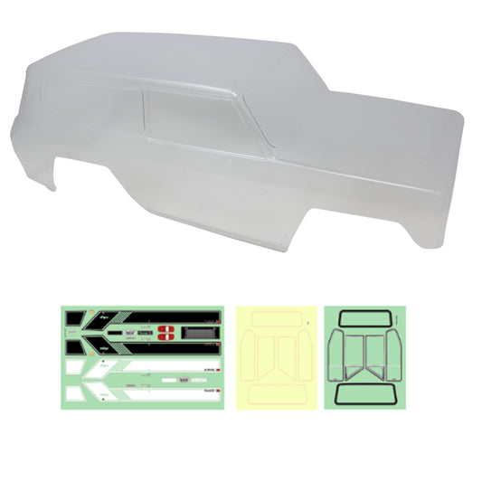 International Harvester Scout II Clear Body with Sticker Sheet (RER11813)
