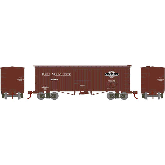 HO RND 36' Old Time Box Car Plastic Model Kit (RND-2349)