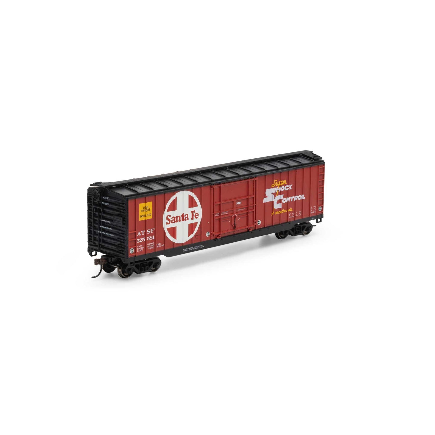 HO 50' OB Plug Door Box ATSF #525581 (RND40223)