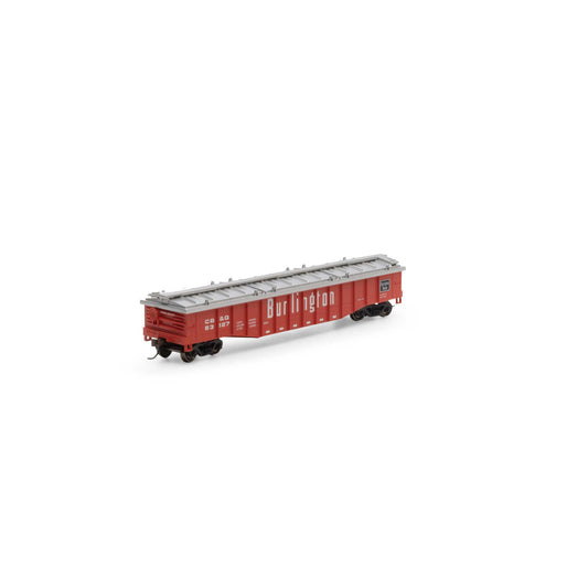 HO 50' Covered Gondola CB&Q #83127 Model Train Car (RND82109)