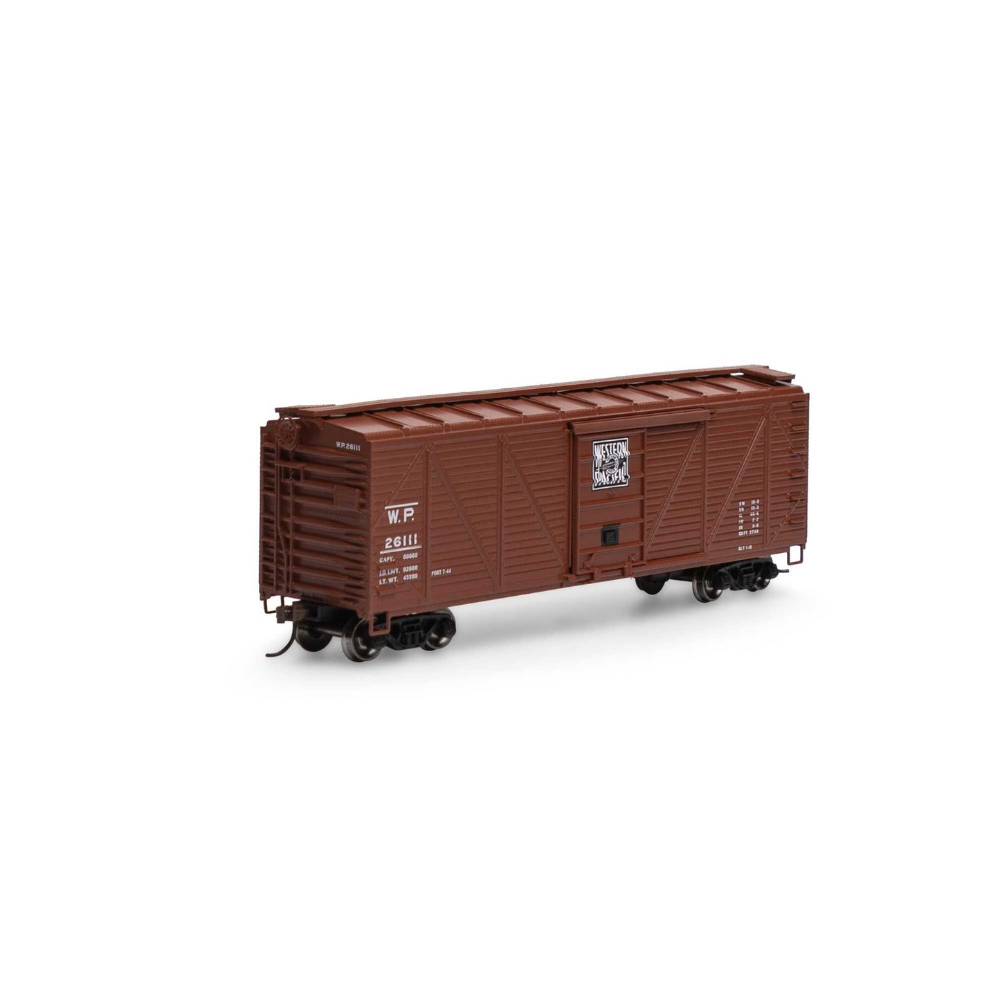 HO 40' Single Sheathed Boxcar WP 26111 (RND85847)
