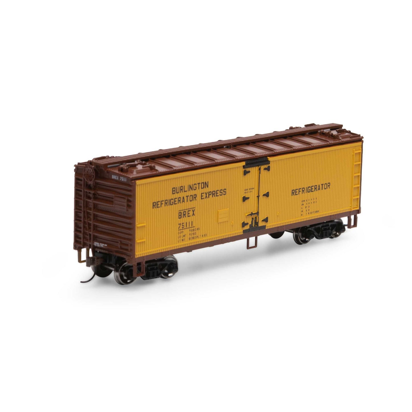 HO 40' Wood Reefer BREX #75111 Plastic Model (RND98489)