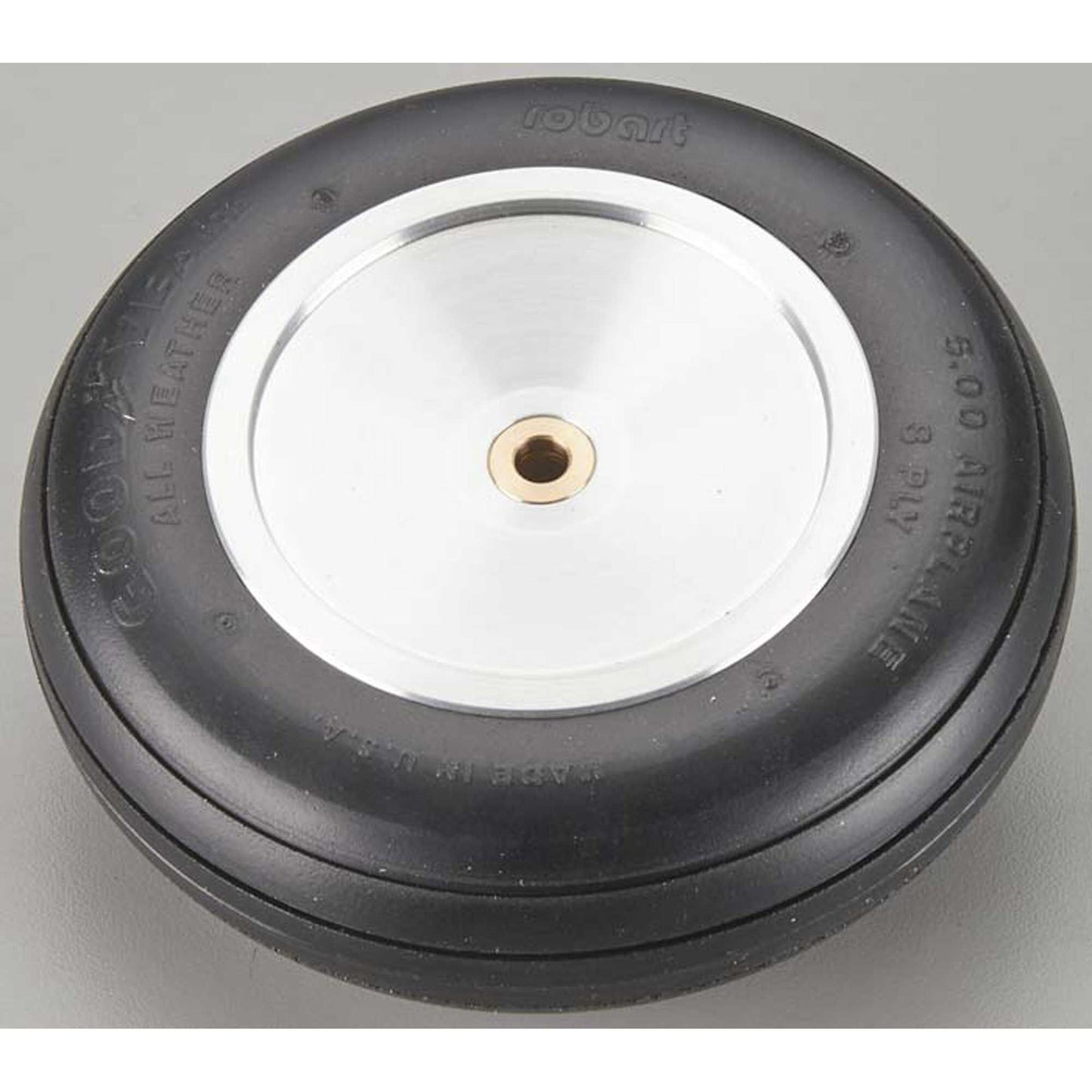 5 Inch Aluminum Wheel No Spoke with Tire (ROB13850A0)