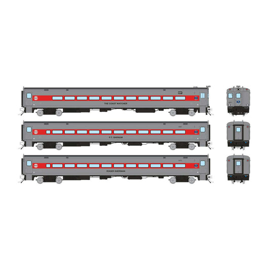 HO Comet Car CDOT Late Set #1 with Cab and Coaches (RPI128532)