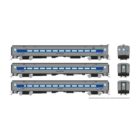HO Comet Car Set #2 for Minnesota Central Railroad (RPI128548)