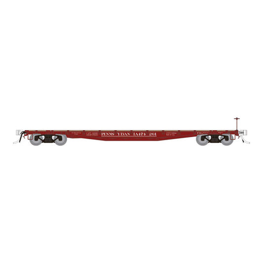 HO F30A 50 Flat Car PRR Delivery (6) (RPI138011)