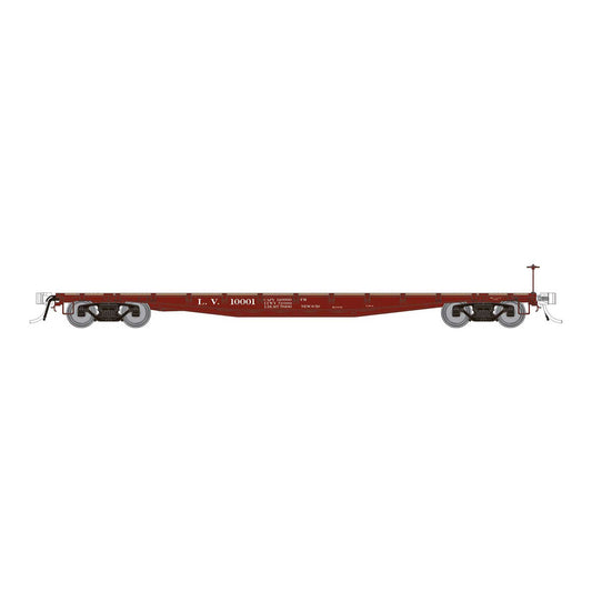 HO F30A 50 Flat Car, Lehigh Valley (RPI138015)