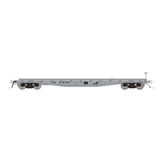 HO F30A 50 Flat Car MOW with Deck Rails, CR MOW (RPI138103)