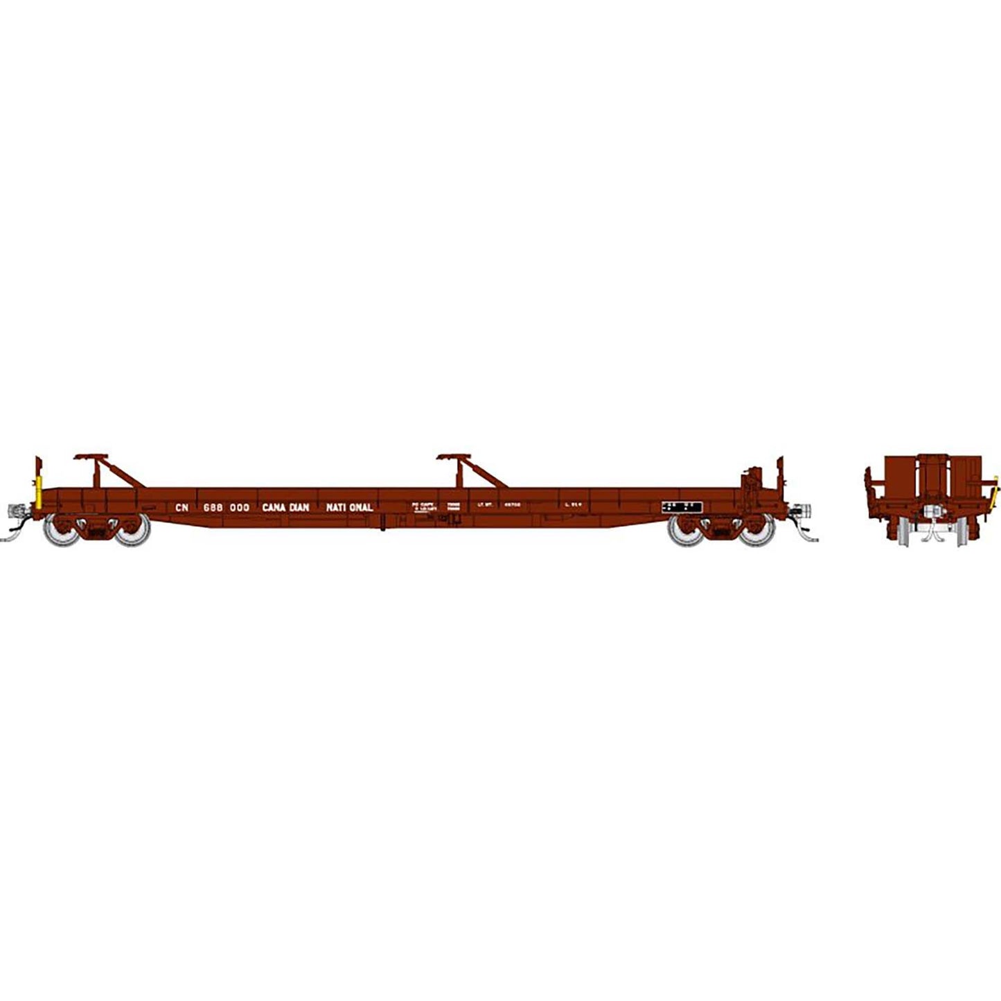 HO Vancouver Iron Piggyback Flatcar CN #1 (RPI151001)