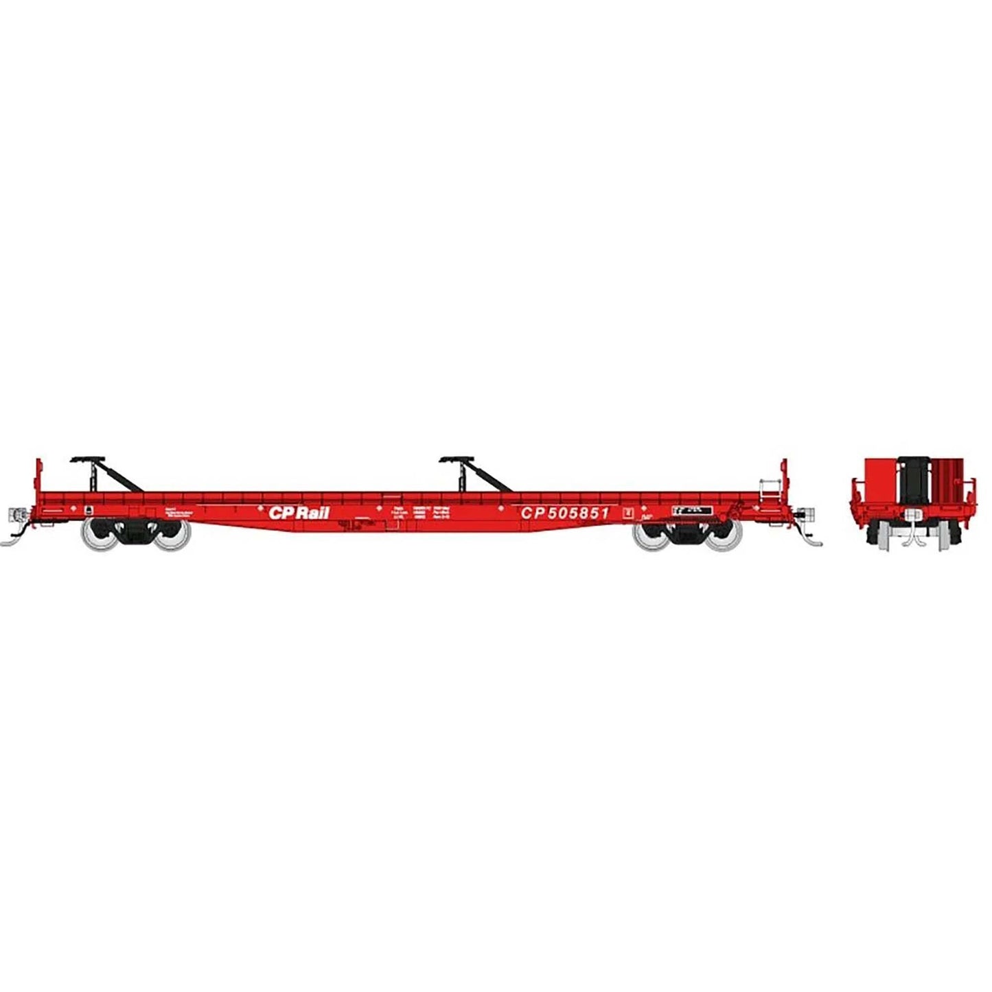 HO Marine Ind Piggyback Flatcar CPR #1 (RPI151003)