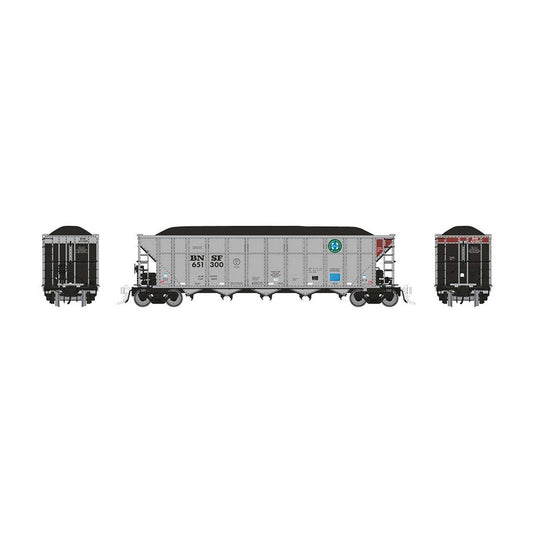 HO AutoFlood III Coal Hopper BNSF Circle Cross 6-Pack (RPI169044)