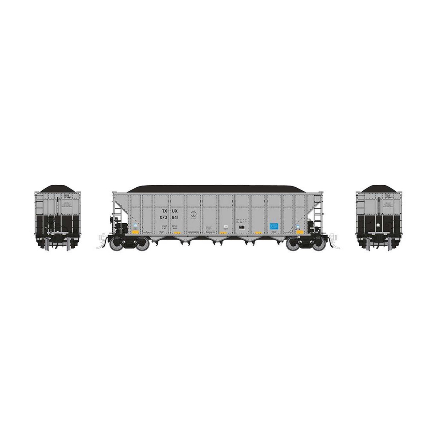 HO AutoFlood III Coal Hopper TXUX Single Car #1 (RPI169058A)