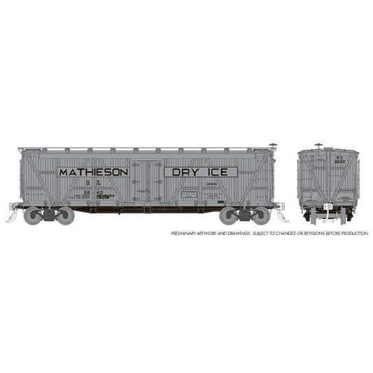 HO FGE R7 Reefer National Car Company Mathieson Model (RPI177205)