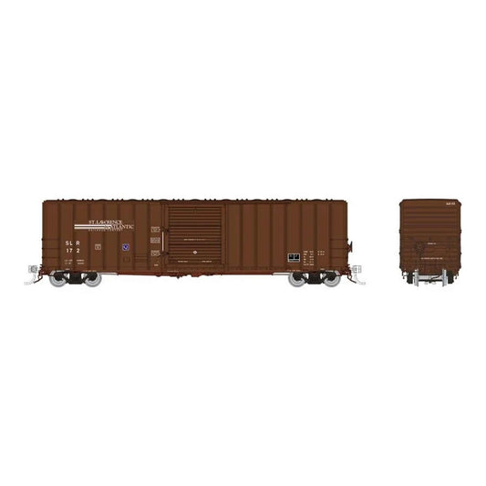 HO PC&F 5317cuft Boxcar SLR Brown (RPI198006A)