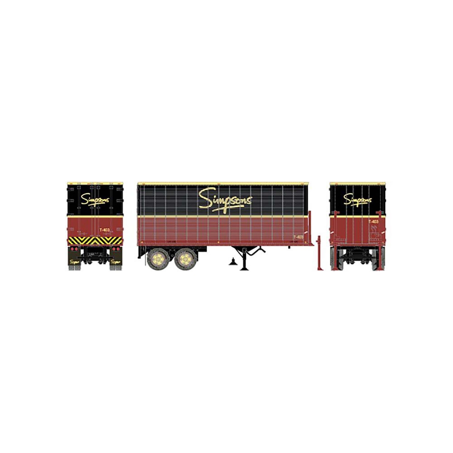 HO 26 Can-Car Trailer Simpsons (RPI403081)