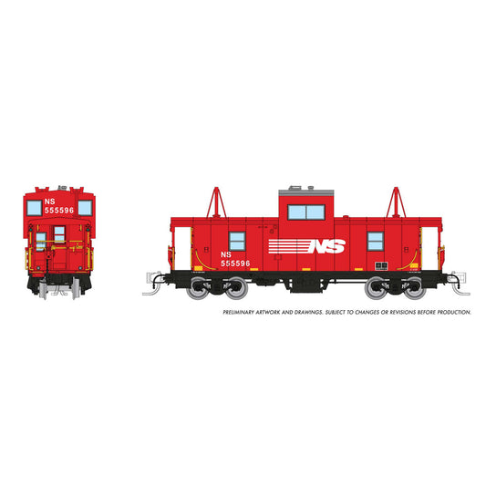 N Wide Vision Caboose Norfolk Southern #555596 (RPI510033)