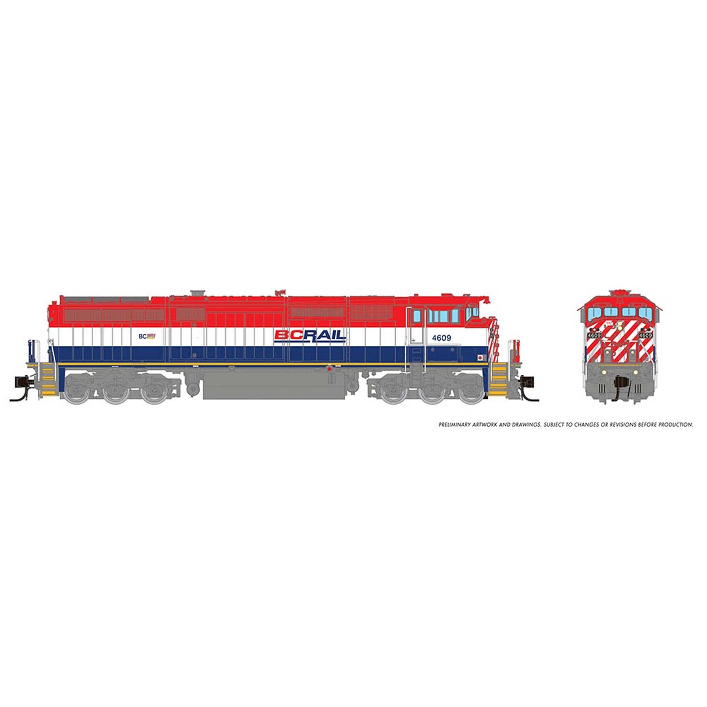 N Dash 8-40CM Locomotive with DCC & Sound (RPI540550)