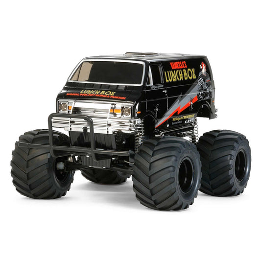 1/12 Lunch Box 2WD Monster Truck Kit Black (TAM58546A)