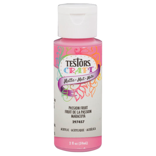 Testors 2oz Acrylic Craft Paint Satin Passion (TES297457)