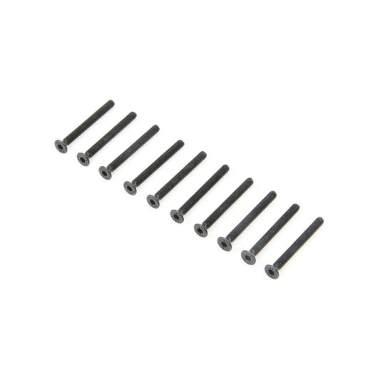 M3 x 30mm Flat Head Screws Pack of Ten (TLR235009)