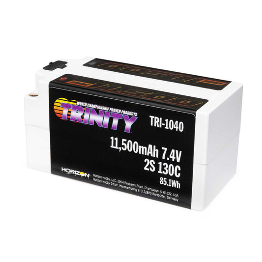 7.4V 11500mAh 2S2P 130C Fat Shorty LiPo Battery (TRI-1040)