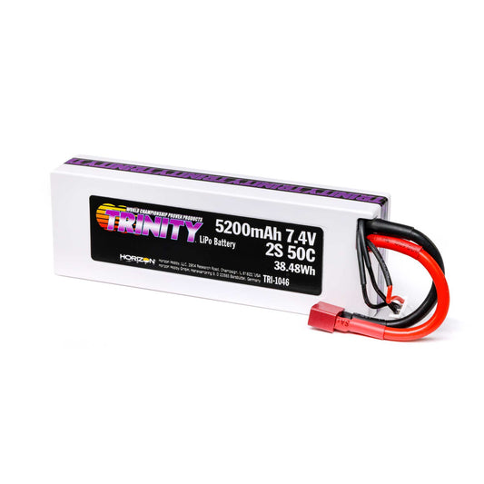 7.4V 5200mAh 2S 50C T-Plug LiPo Battery for Mudboss (TRI-1046)