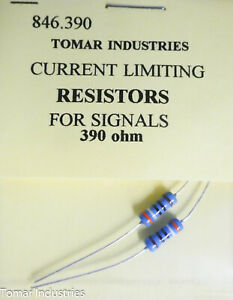 Signal Resistors for Green Light 390-Ohm (2) (TOM864390)