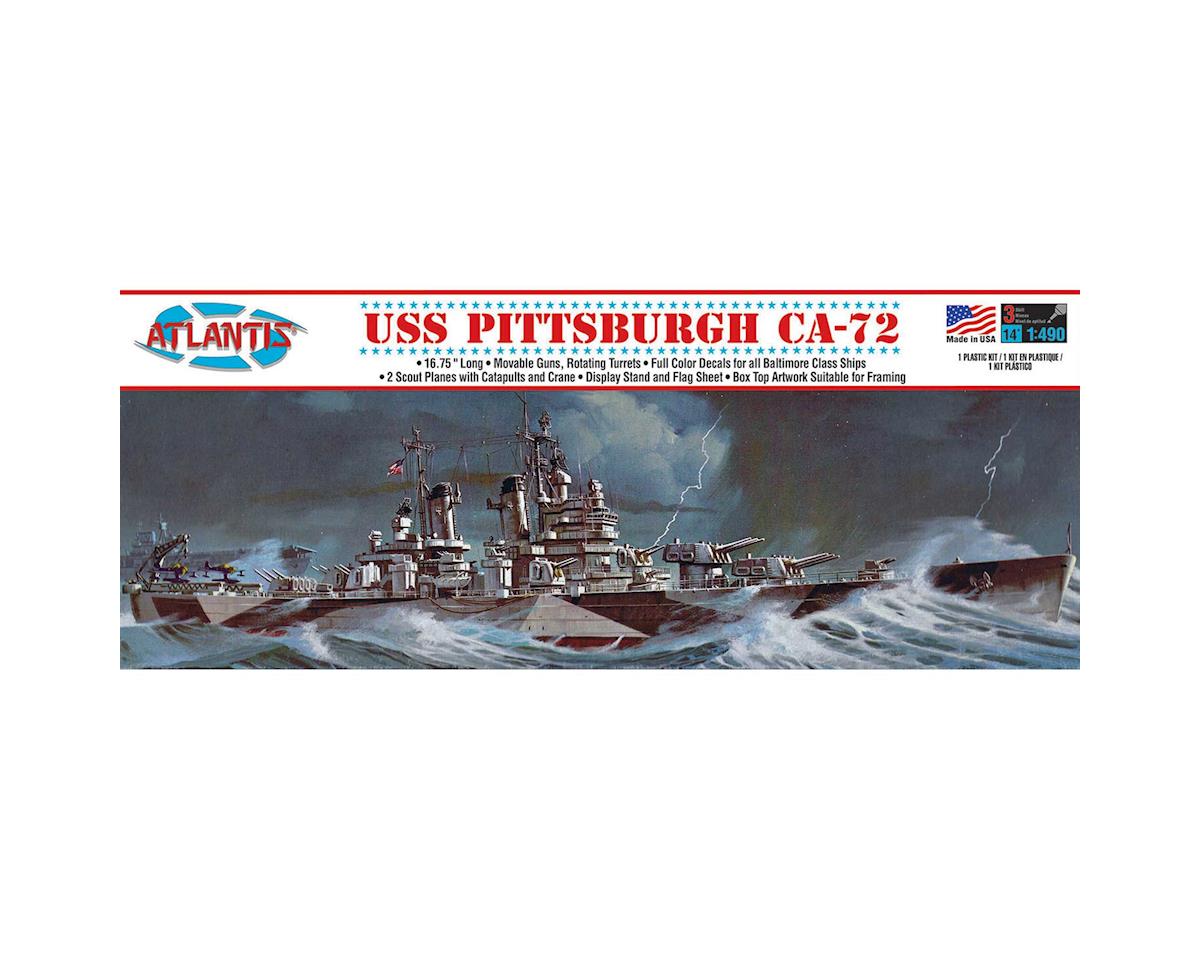 1/490 USS Pittsburgh CA-72 Heavy Cruiser Plastic Model Kit (AANH457)