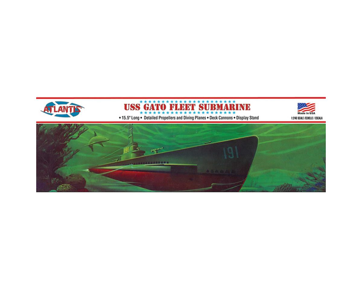 1/240 WWII Gato Class Fleet Submarine Plastic Model Kit (AANL743)