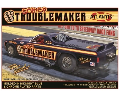 1/25 Son of Troublemaker Chevy El Camino Funny Car Plastic Model Kit (AANM2204)