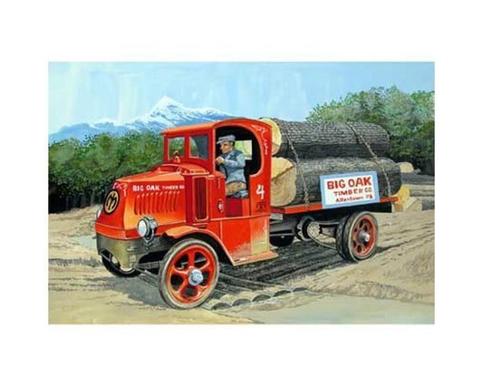 1/24 1926 Mack Bulldog Log Hauler Plastic Model Kit (AANM2401)