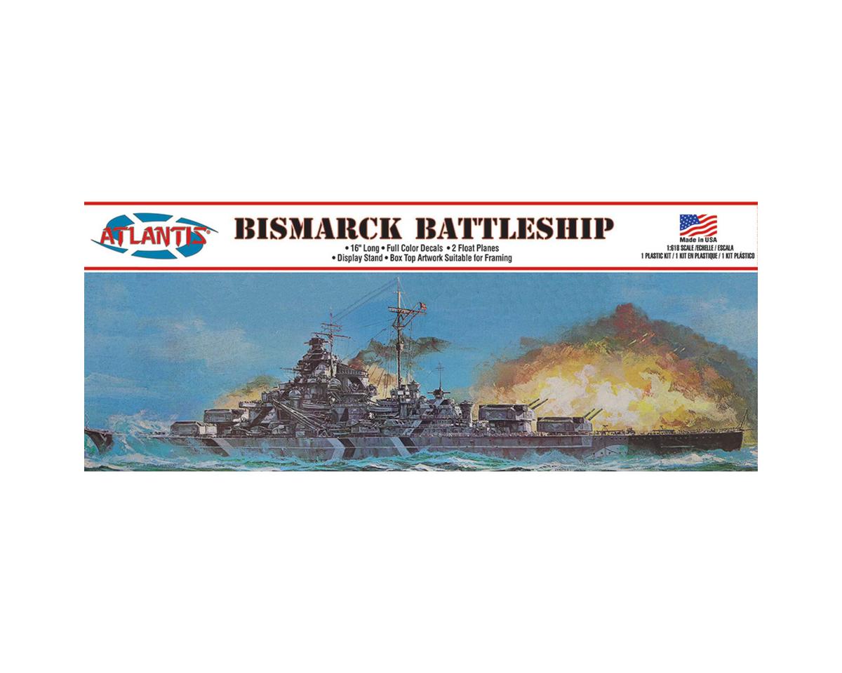 1/600 Bismarck German Battleship 16" Plastic Model Kit (AANM3008)