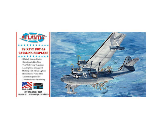 1/104 PBY-5A Catalina US Navy Seaplane Plastic Model Kit (AANM5301)