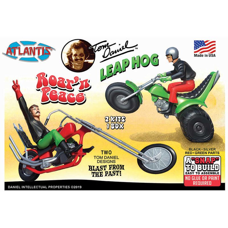 1/32 Tom Daniel Leap Hog ATV Motorcycle Snap-Together Plastic Model Kit (AANM6600)