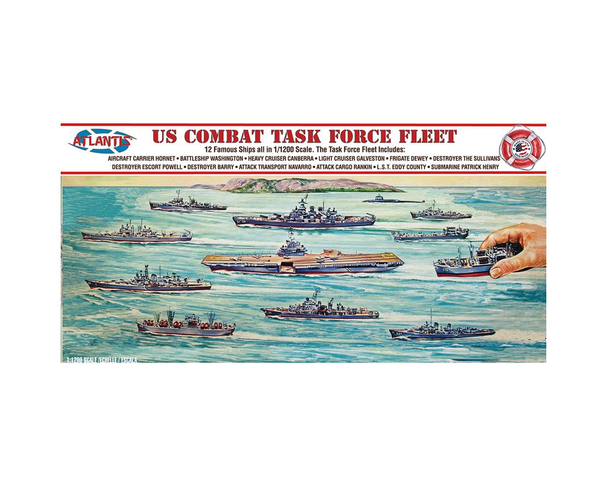 US Combat Task Force Fleet 12 Ships Plastic Model Kit (AANR6300)