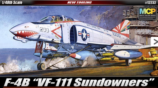 1/48 F4B Sundowners Aircraft Plastic Model Kit (ACY12232)