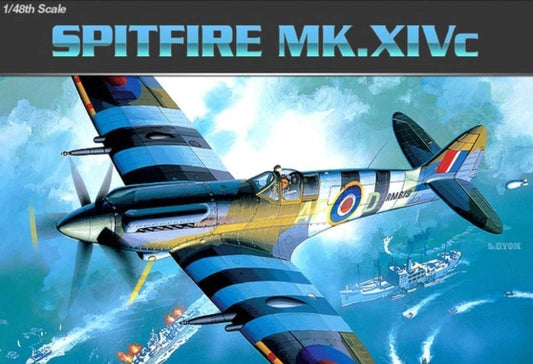 1/48 Spitfire Mk XIVc RAF Fighter Plastic Model Kit (ACY12274)